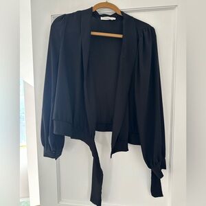 Lush Lightweight Wrap Blouse